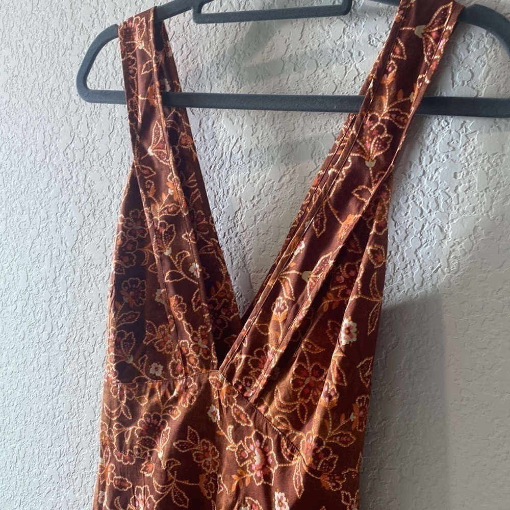J.Crew Cross-back Ruffle-Hem Dress - Size 6 - Picture 3 of 14